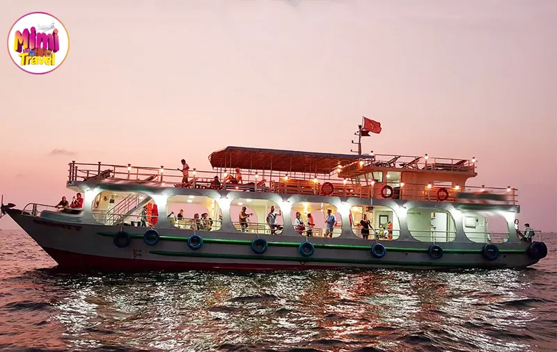 Trải nghiệm câu mực đêm tại biển